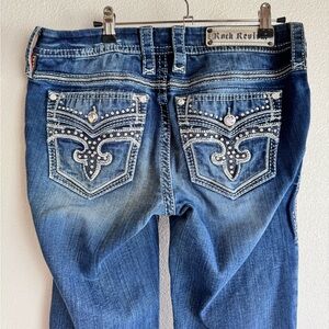 Rock Revival Boot Cut jeans MID RISE size 30 *WORN ONCE